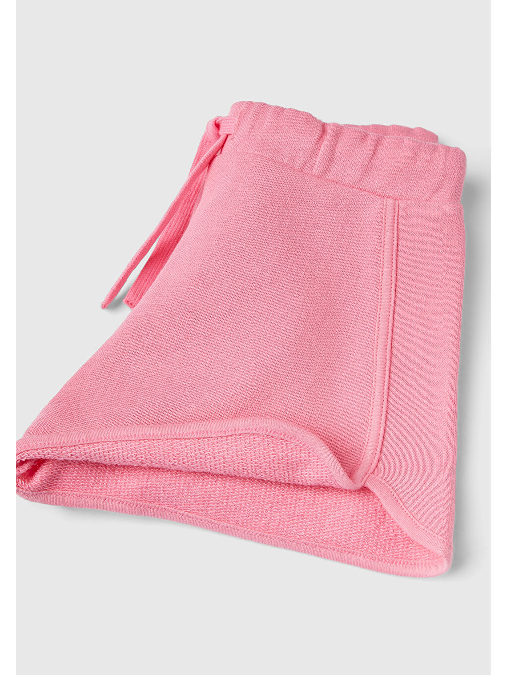 United Colors Of Benetton Kız Çocuk Pembe Logolu Sweat Şort - 1