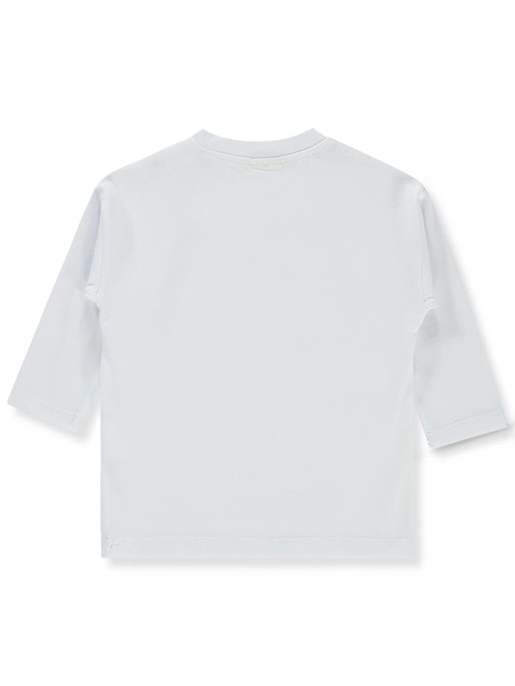 Baby Basic 6-18 Ay Sweatshirt - Beyaz 12-18 Ay-1