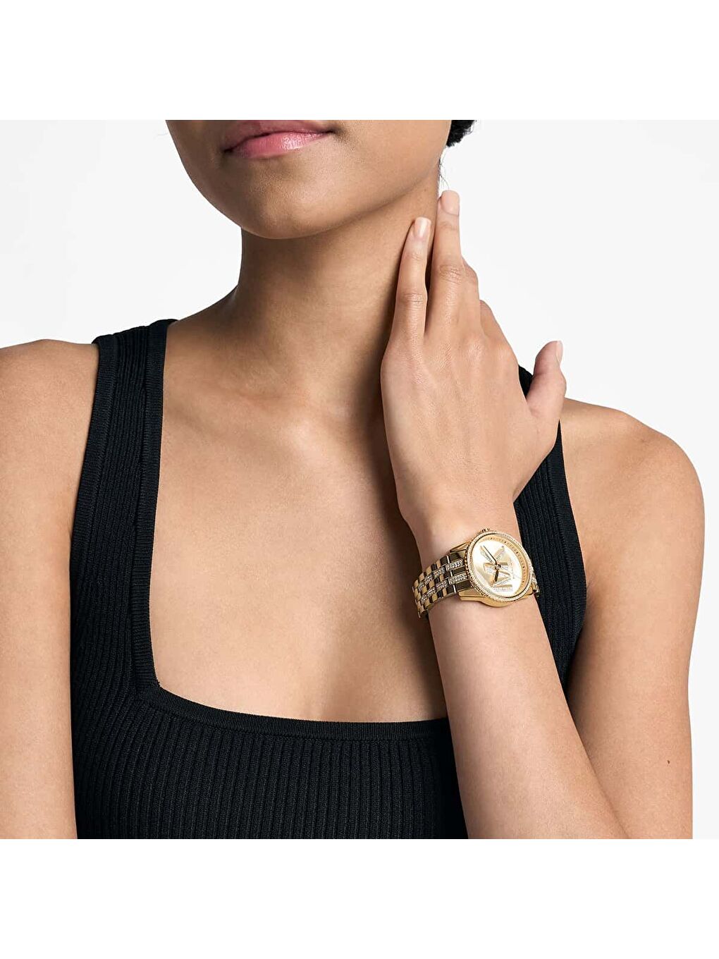 Sarı MK7540 Kadın Kol Saati-3