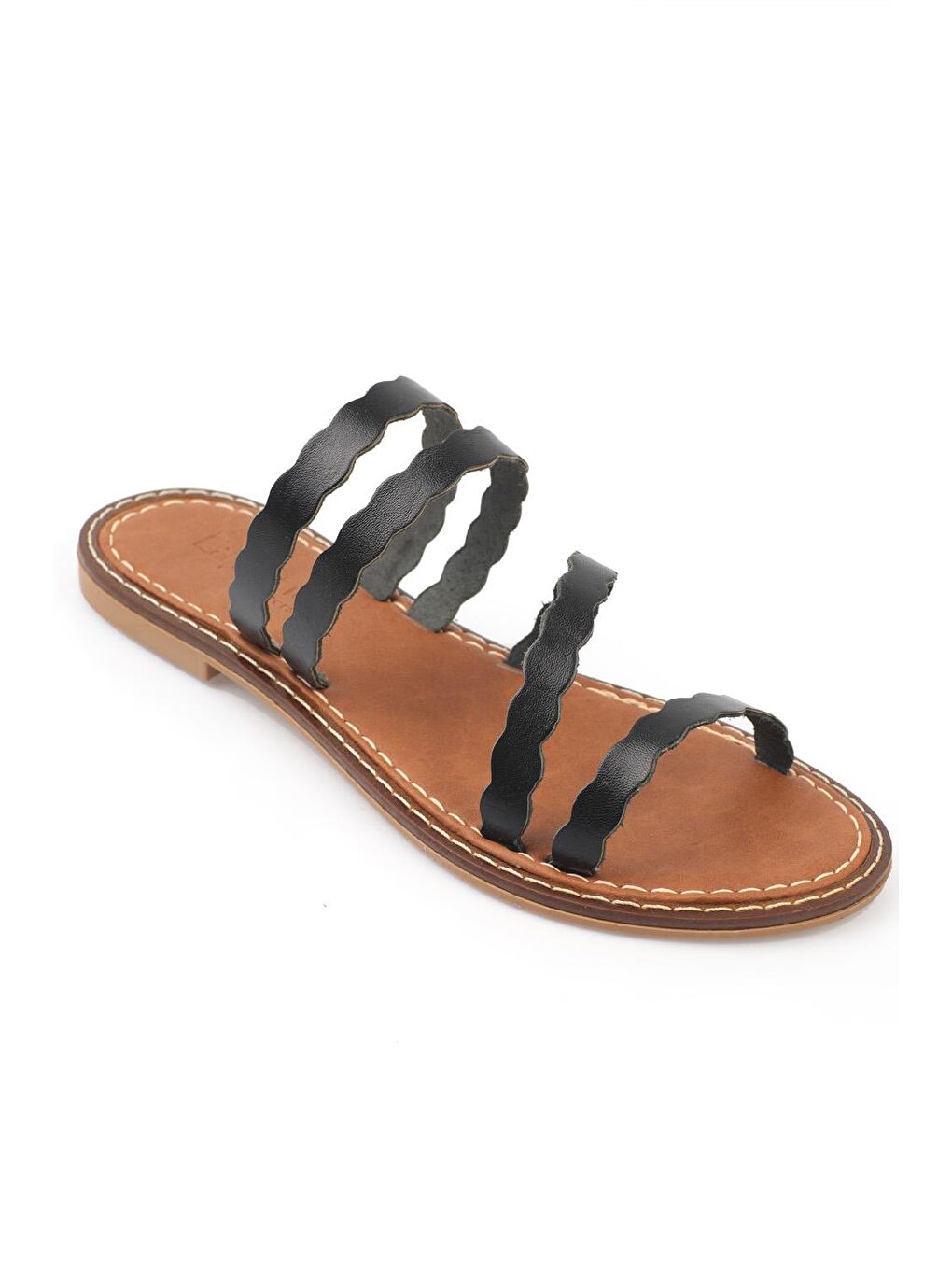 Siyah Kadın Terlik-3