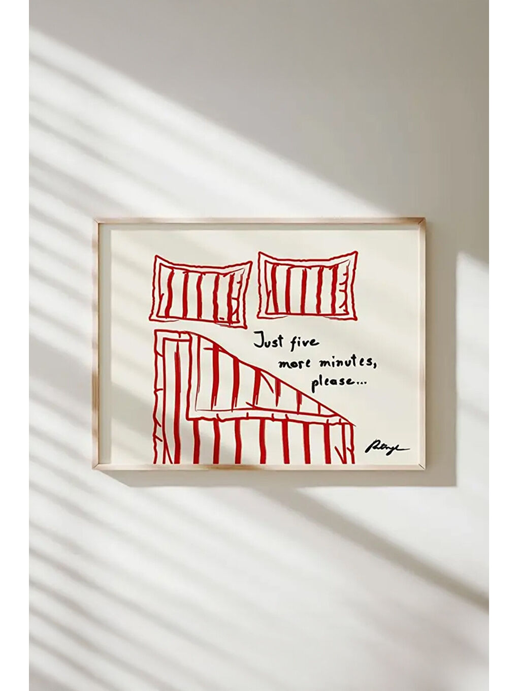 Beyaz Tek Parça Gerçek Ham Ahşap Çerçeveli Tablo - Model 10 - ARTSMDFTEK10-3348-2