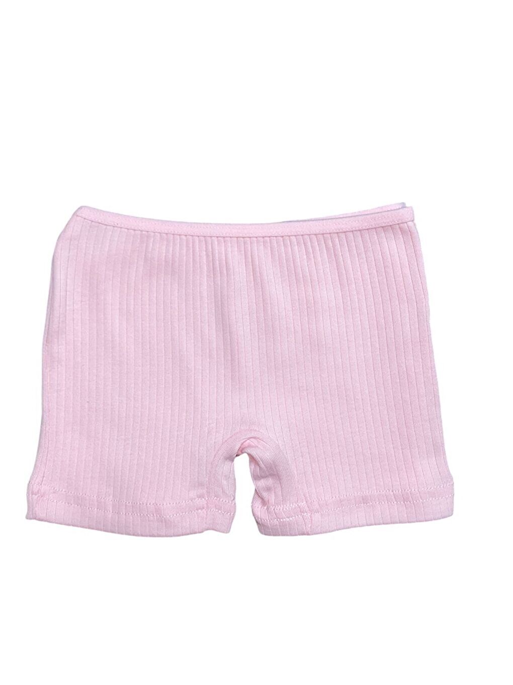 6'lı Kız Çocuk Pamuklu Karışık Renkli Fitilli Kaliteli Yumuşak Atlet Boxer Takım-2