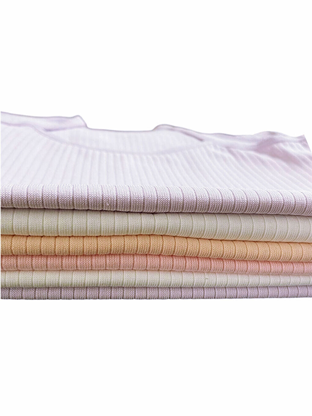 6'lı Kız Çocuk Pamuklu Karışık Renkli Fitilli Kaliteli Yumuşak Atlet Boxer Takım-5