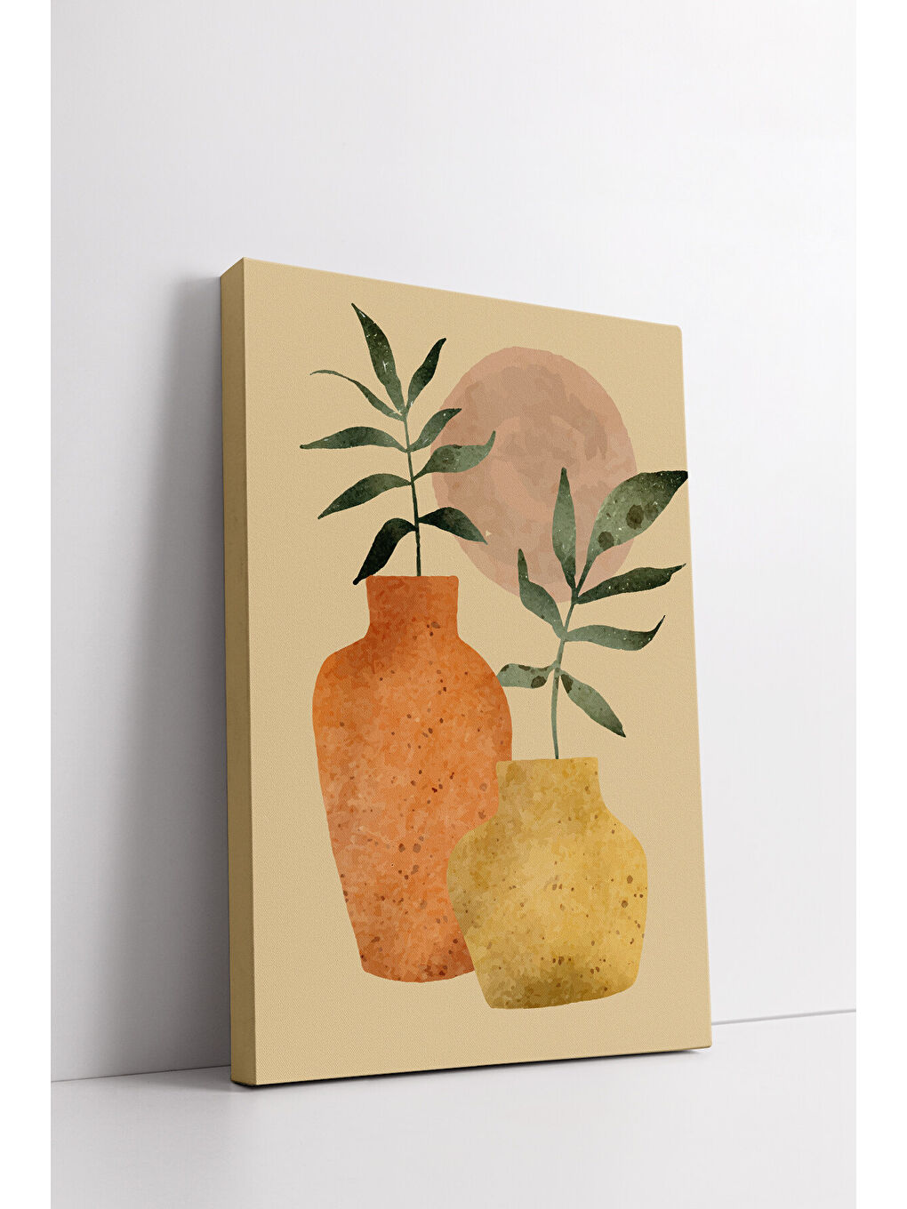 Beyaz Dekoratif 3 Parça Kanvas Tablo - 3CNVS19 - 50 x 70-1