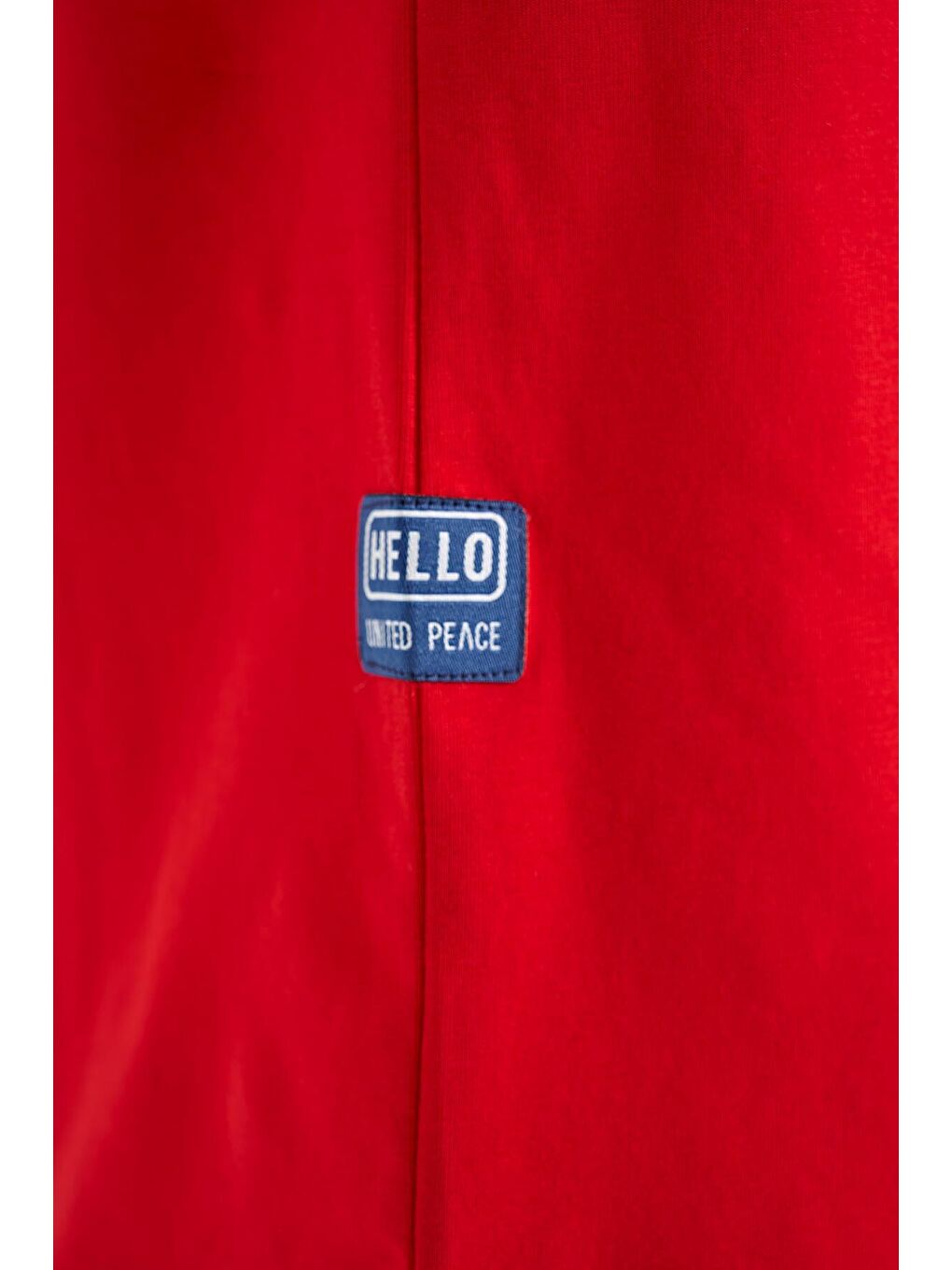 Kırmızı Yazı Baskılı O Yaka Standart Kalıp Erkek Çocuk Tişört - 11149-4