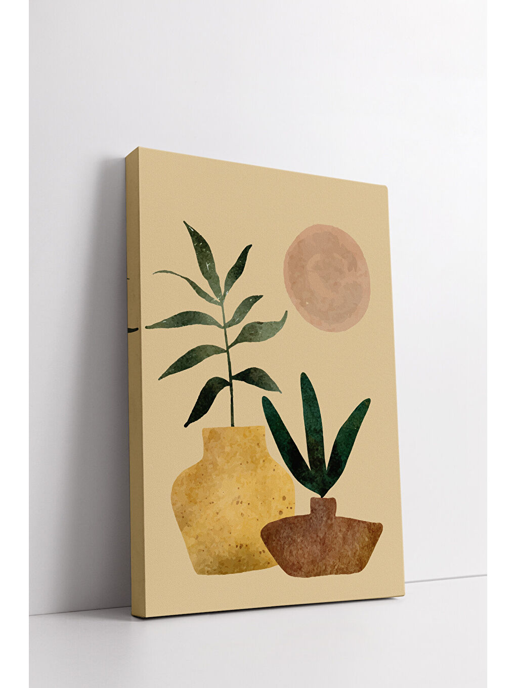 Beyaz Dekoratif 3 Parça Kanvas Tablo - 3CNVS19 - 50 x 70-3