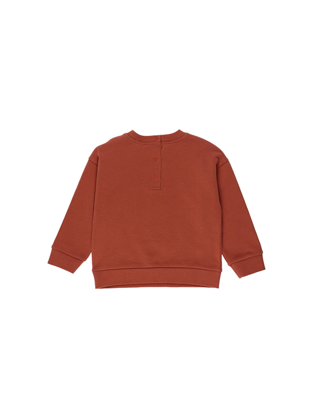 Kahverengi Erkek Çocuk Cepli Sweatshirt-1