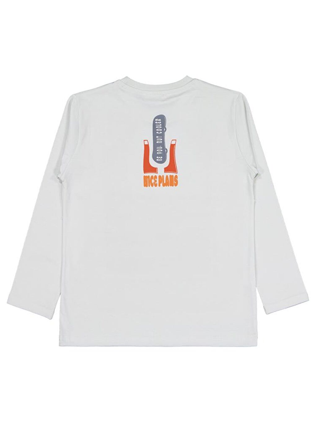 Boys Be You But Cooler Baskılı 6-9 Yaş Sweatshirt - Gri 9-10 Yaş-1