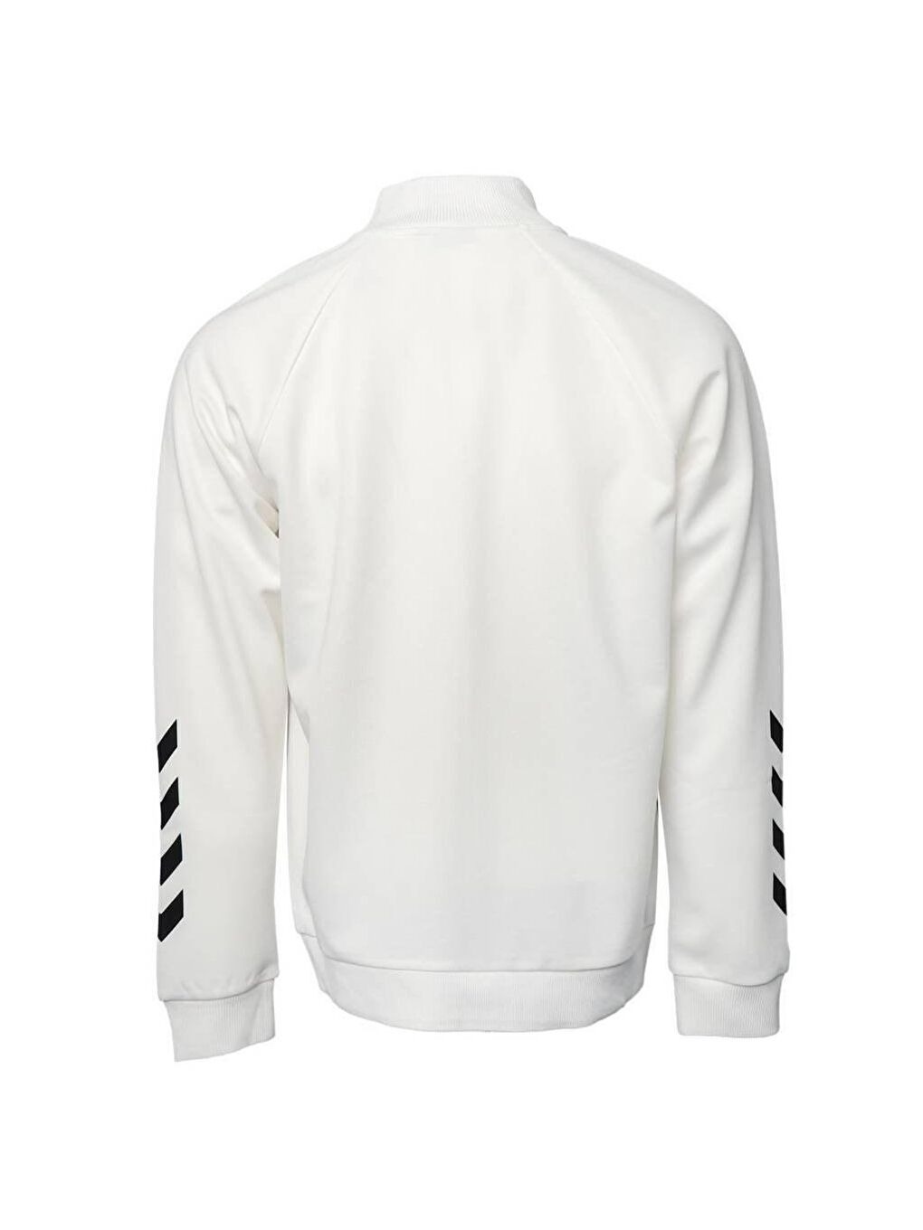 Hummel Beyaz Erkek Zip Fermuarlı Sweatshirt Falconzo - 3