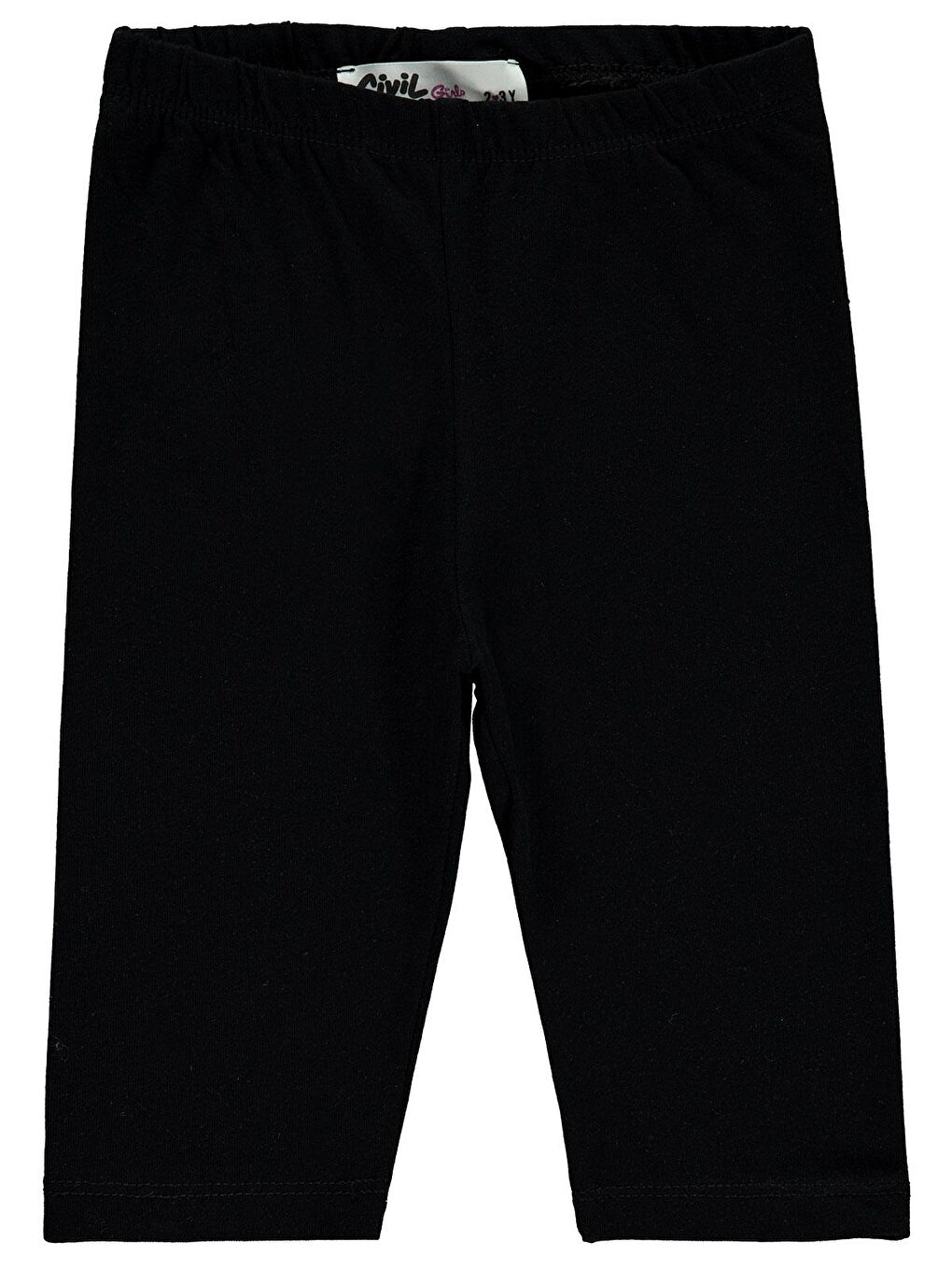 Girls Kız Çocuk Kısa Tayt 2-5 Yaş Siyah