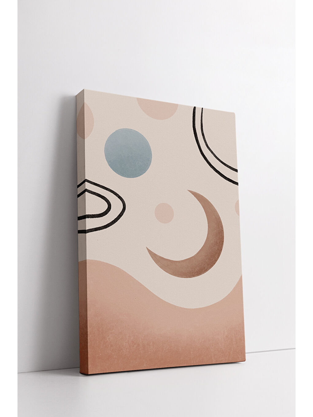 Beyaz Dekoratif 3 Parça Kanvas Tablo - 3CNVS1 - 50 x 70-1