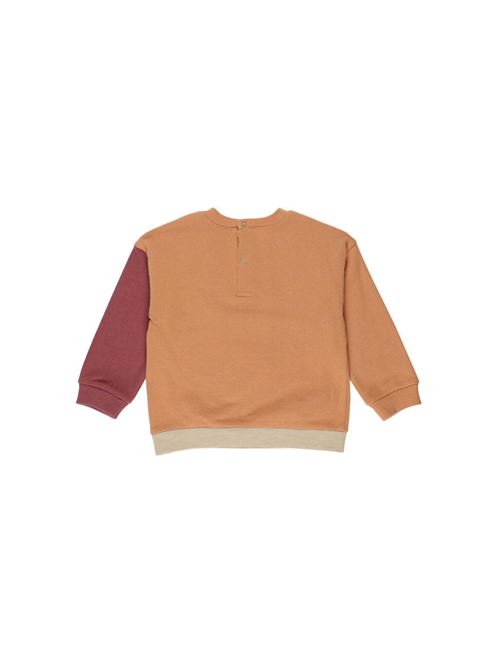 Panço Pembe Erkek Çocuk  Renkli Sweatshirt - 1