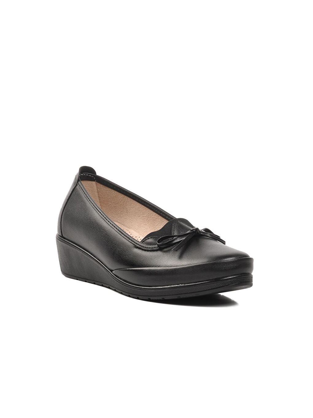 Siyah Kadın Loafer Ayakkabı 101-2