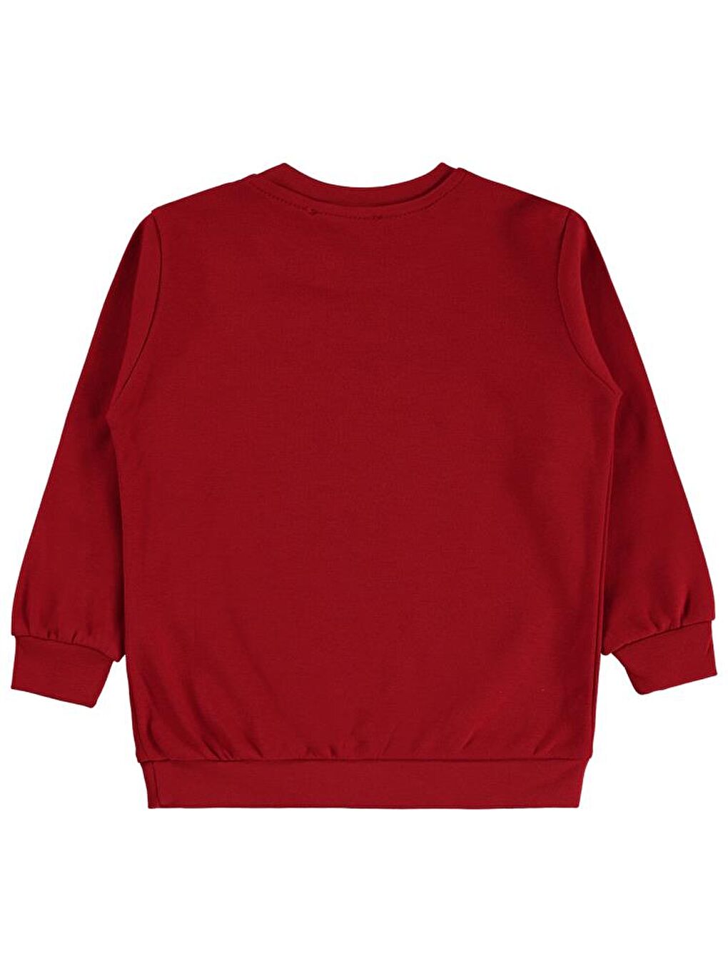 Girls Renkli Çiçek 2-5 Yaş Sweatshirt - Kırmızı 4-5 Yaş-1