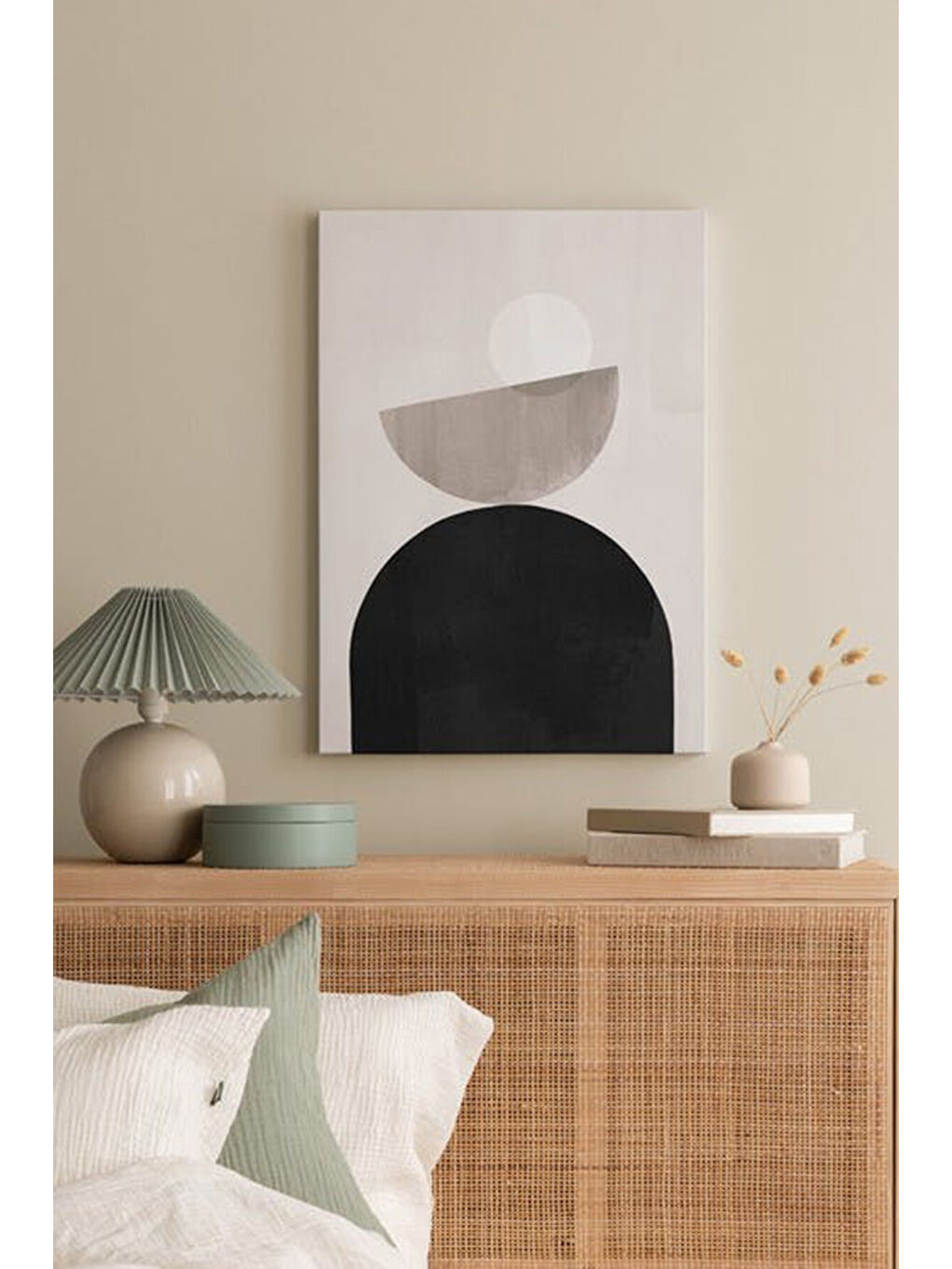 Beyaz Dekoratif Kanvas Duvar Tablo - ARTCANVAS89-70100