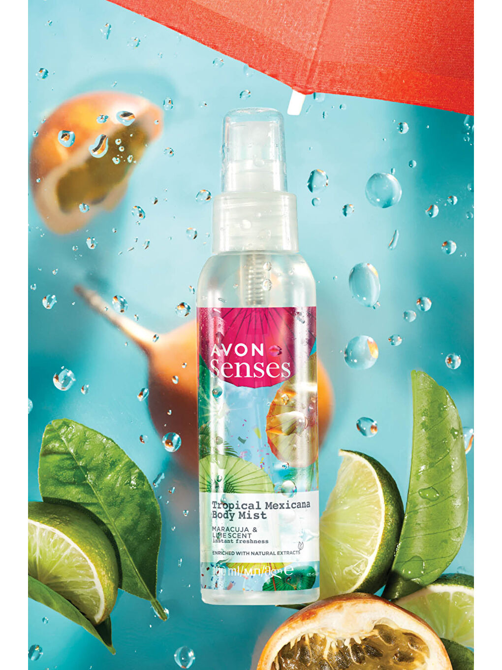 AVON Renksiz Tropical Mexicana Banyo Köpüğü Duş Jeli ve Vücut Spreyi Paketi - 1