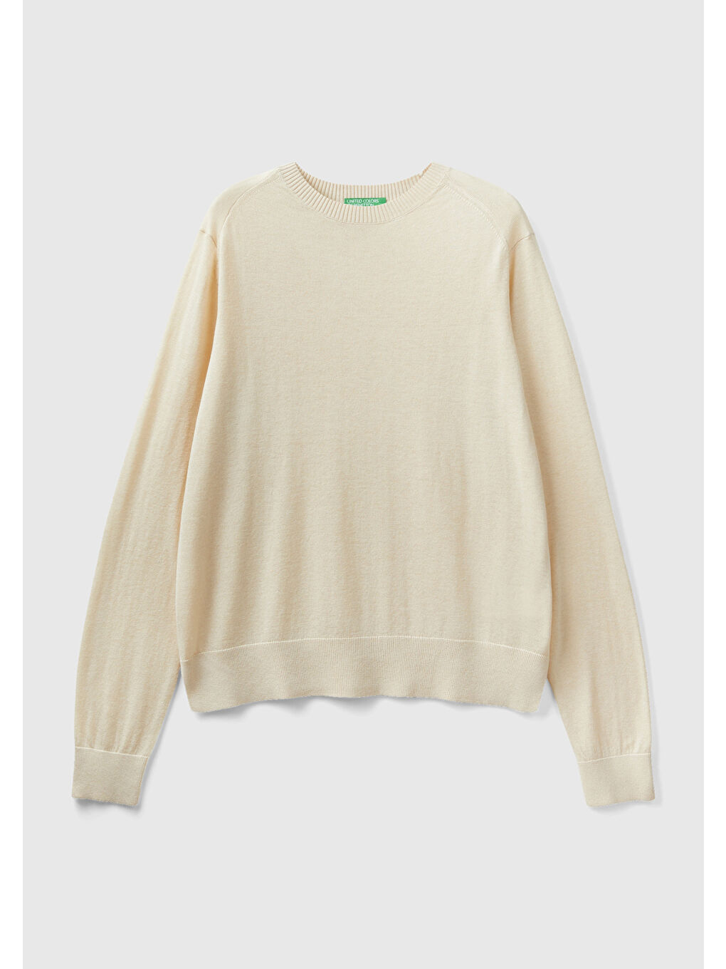 Kadın Bej Kaşmir Karışımlı İnce Kazak