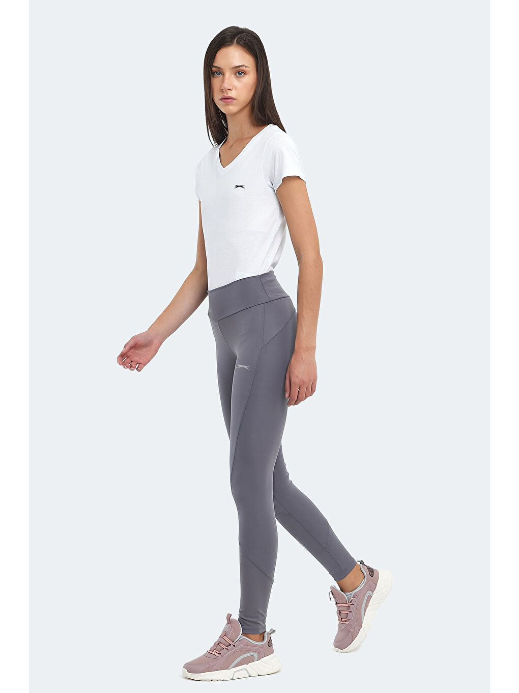 PUNK Kadın Fitness Tayt Antrasit-6