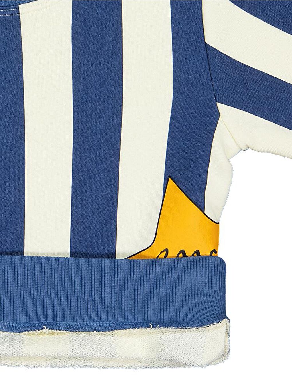 İndigo Boys Çizgili Yıldız Baskılı 2-5 Yaş Sweatshirt - Mavi4-5 Yaş-1