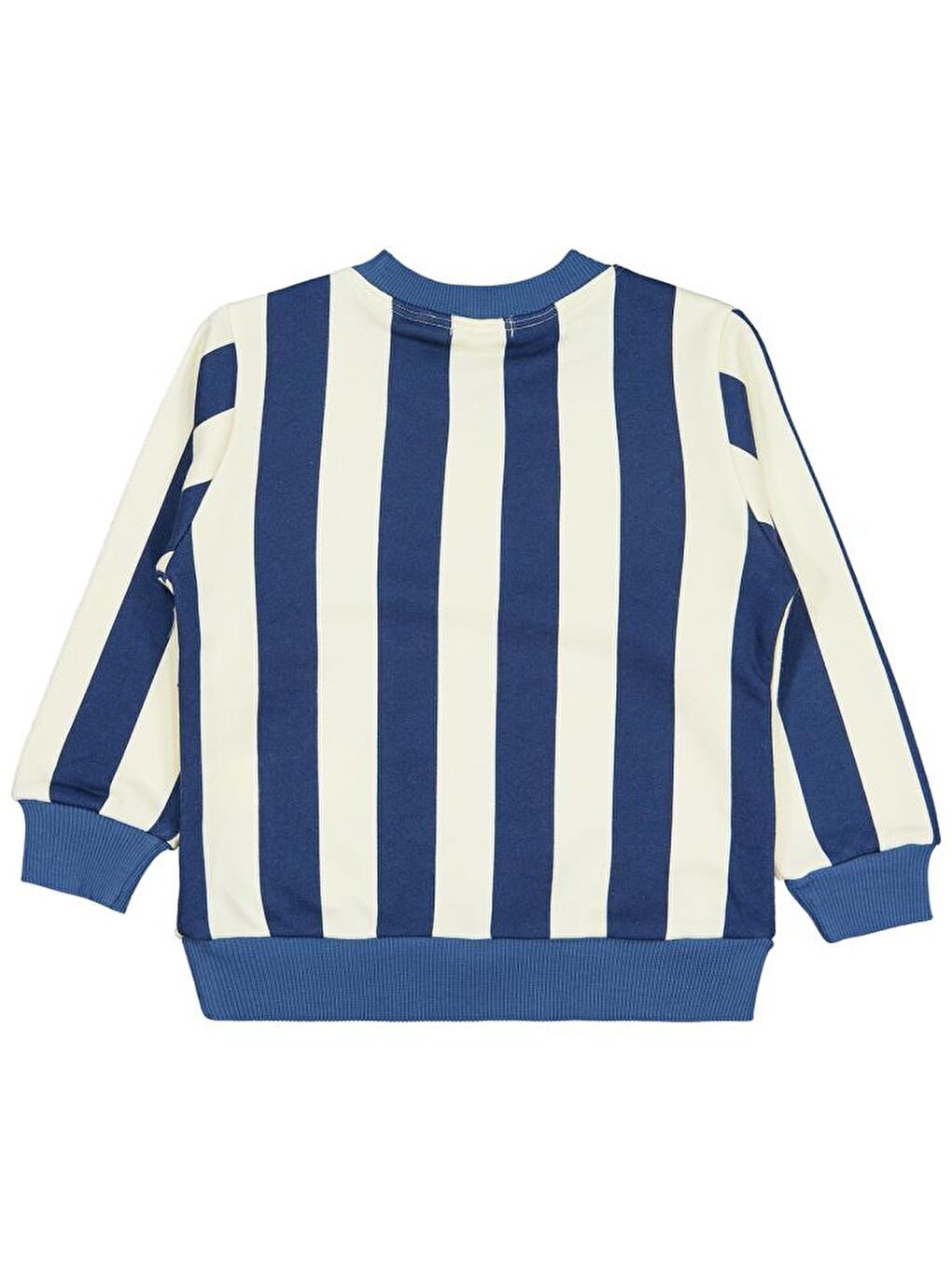 İndigo Boys Çizgili Yıldız Baskılı 2-5 Yaş Sweatshirt - Mavi4-5 Yaş-2