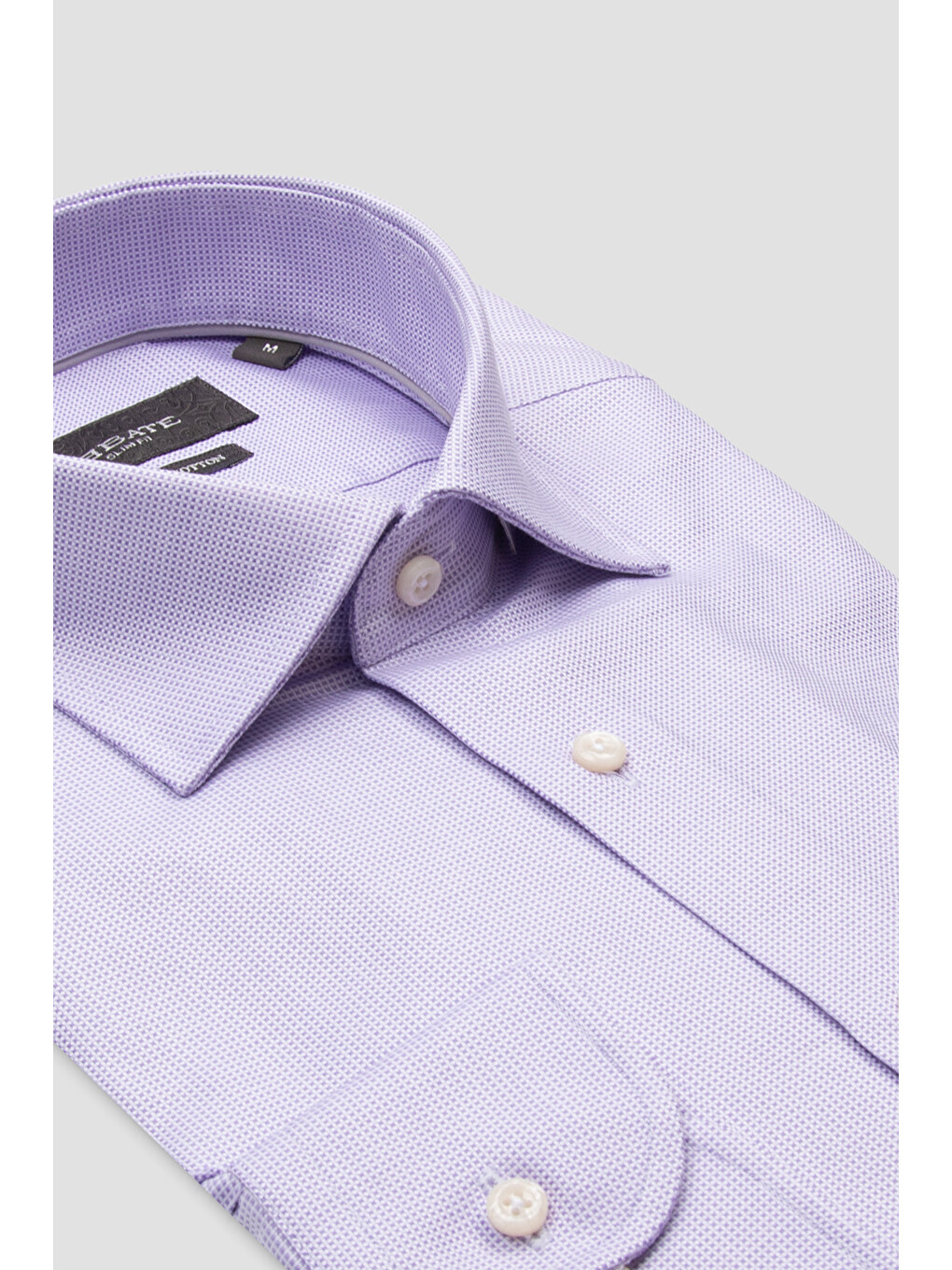 Marco Dobby Pamuklu Slim Fit Mor Klasik Yaka Erkek Kareli Gömlek-1