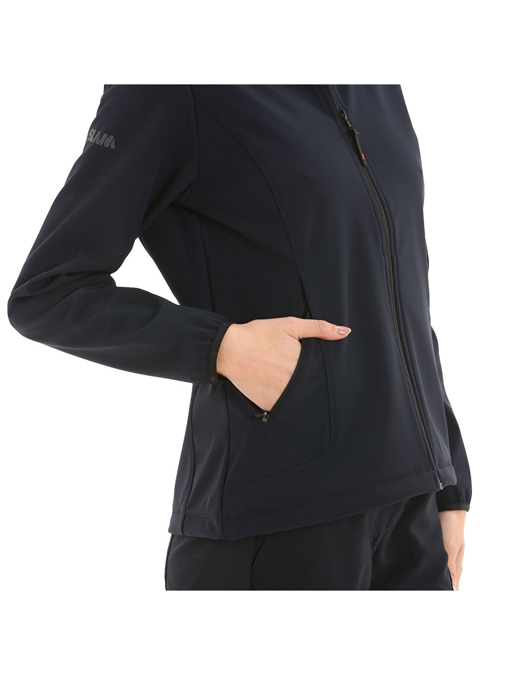 Lacivert Act Ws Softshell Kadın Mavi Ceket-3