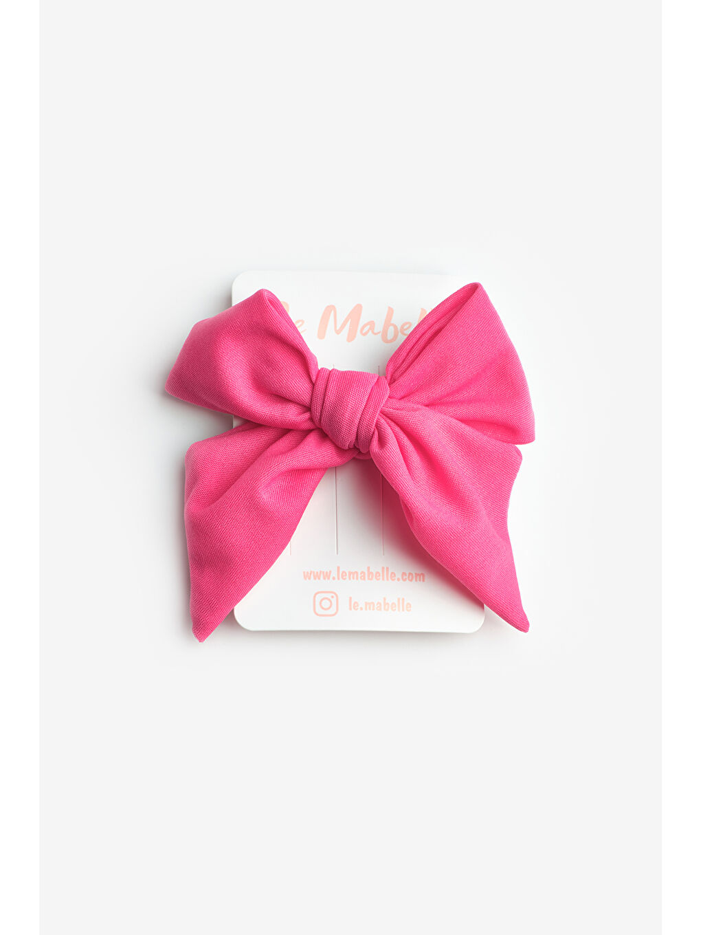 Fuşya Fiyonk Kız Çocuk Klips Toka