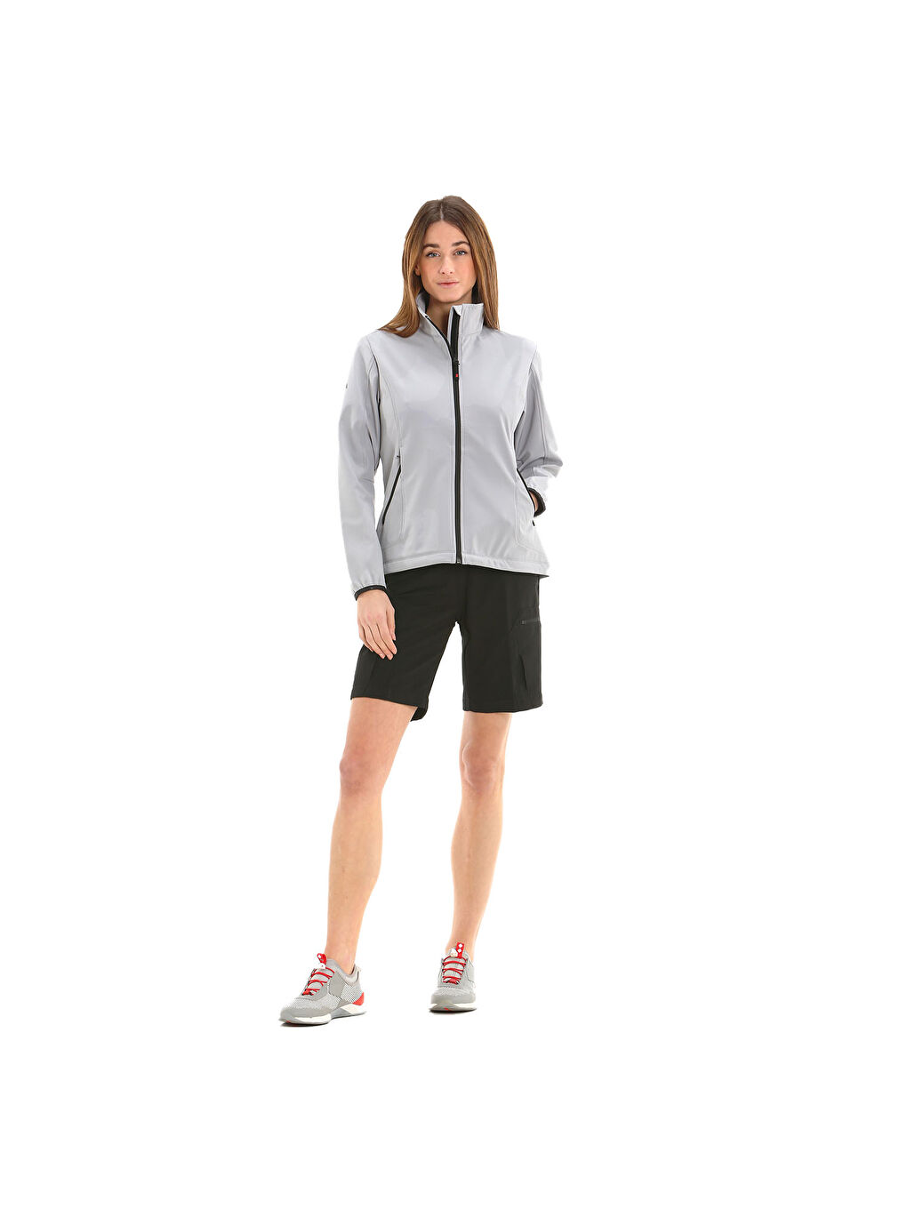 Act Ws Softshell Kadın Gri Ceket-6