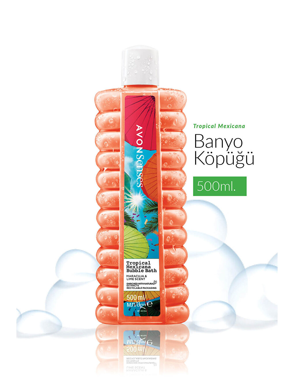 AVON Renksiz Tropical Mexicana Duş Jeli Banyo Köpüğü ve Vücut Spreyi Paketi - 3