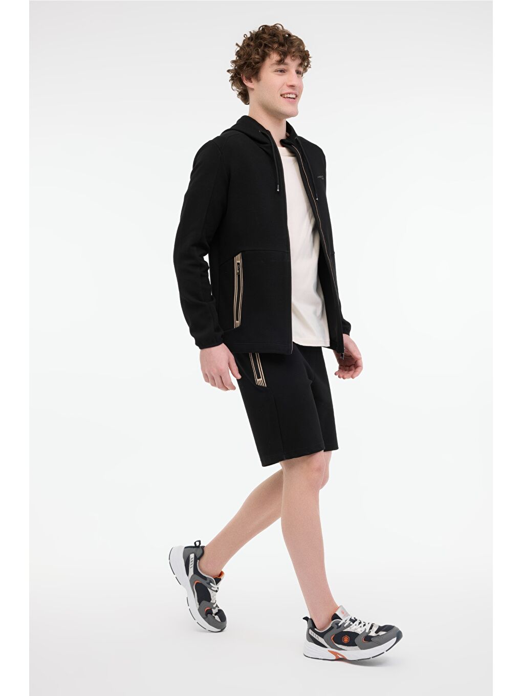 ML MARK 18ITL604 5FX Siyah Erkek Eşofman Üstü-2