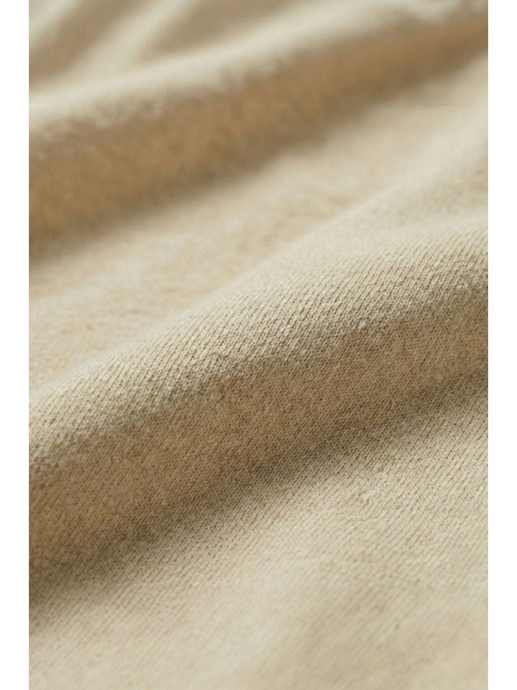 Bej %100 Pamuk Kapüşonlu Fermuarlı Basic Kadın Hırka-5