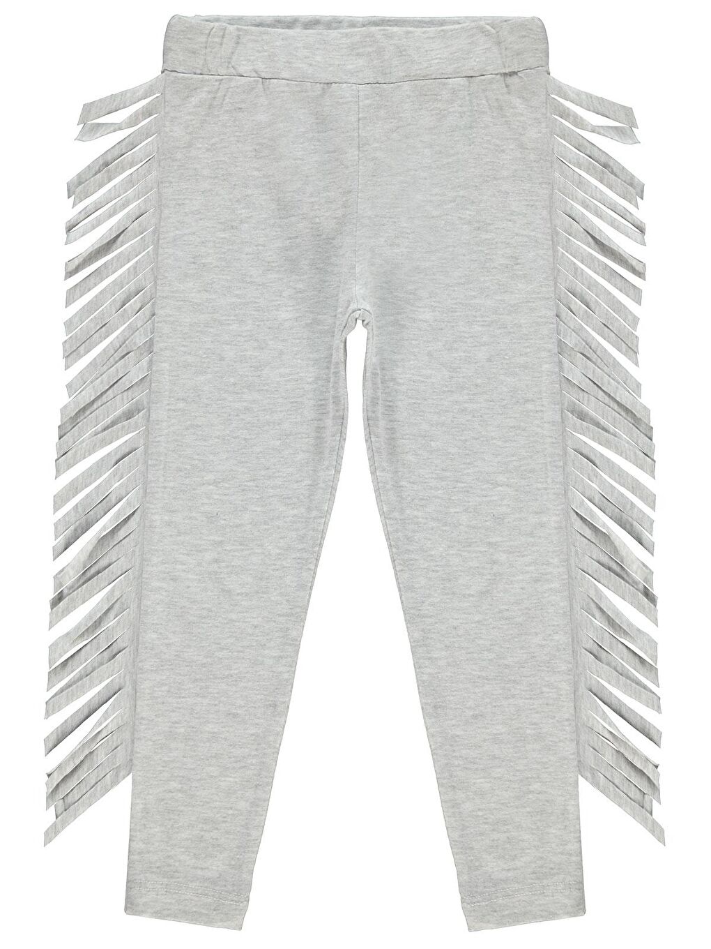 Girls Kız Çocuk Püsküllü Tayt 6-9 Yaş Gri