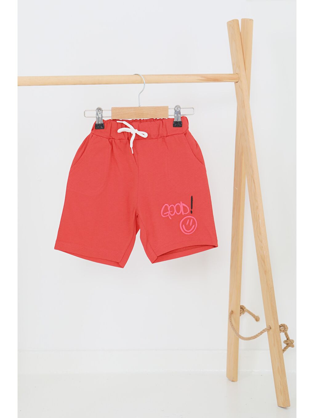 Kız Çocuk Mercan Baskılı Şort - 27460