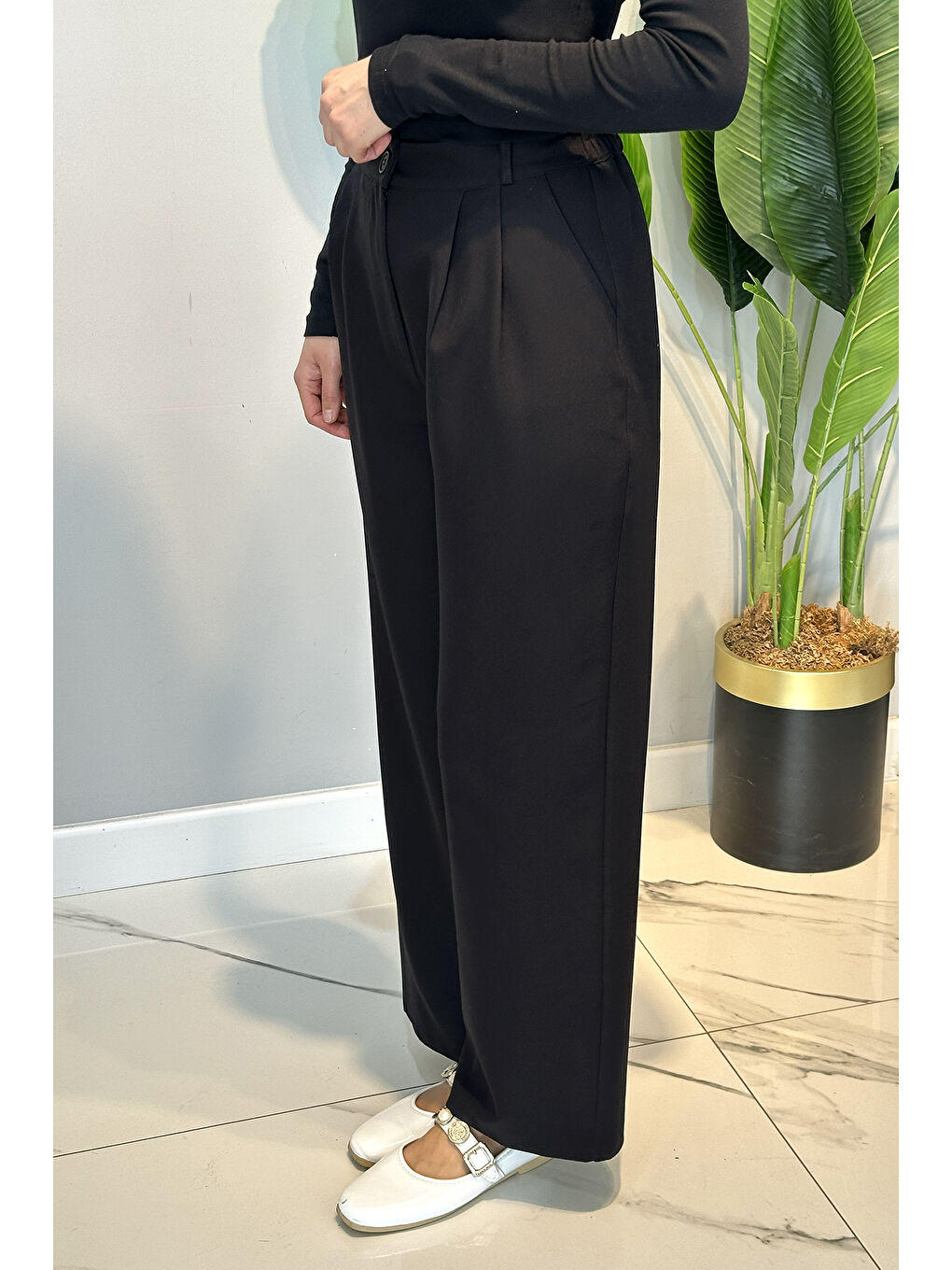 Palazzo Pantolon 01 Siyah-1
