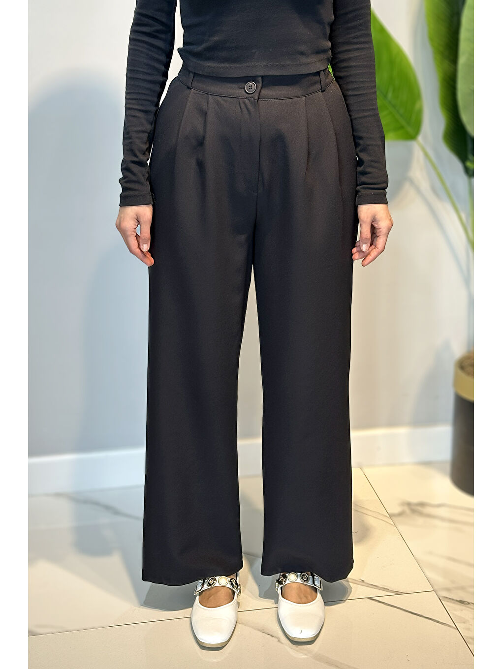 Palazzo Pantolon 01 Siyah-3