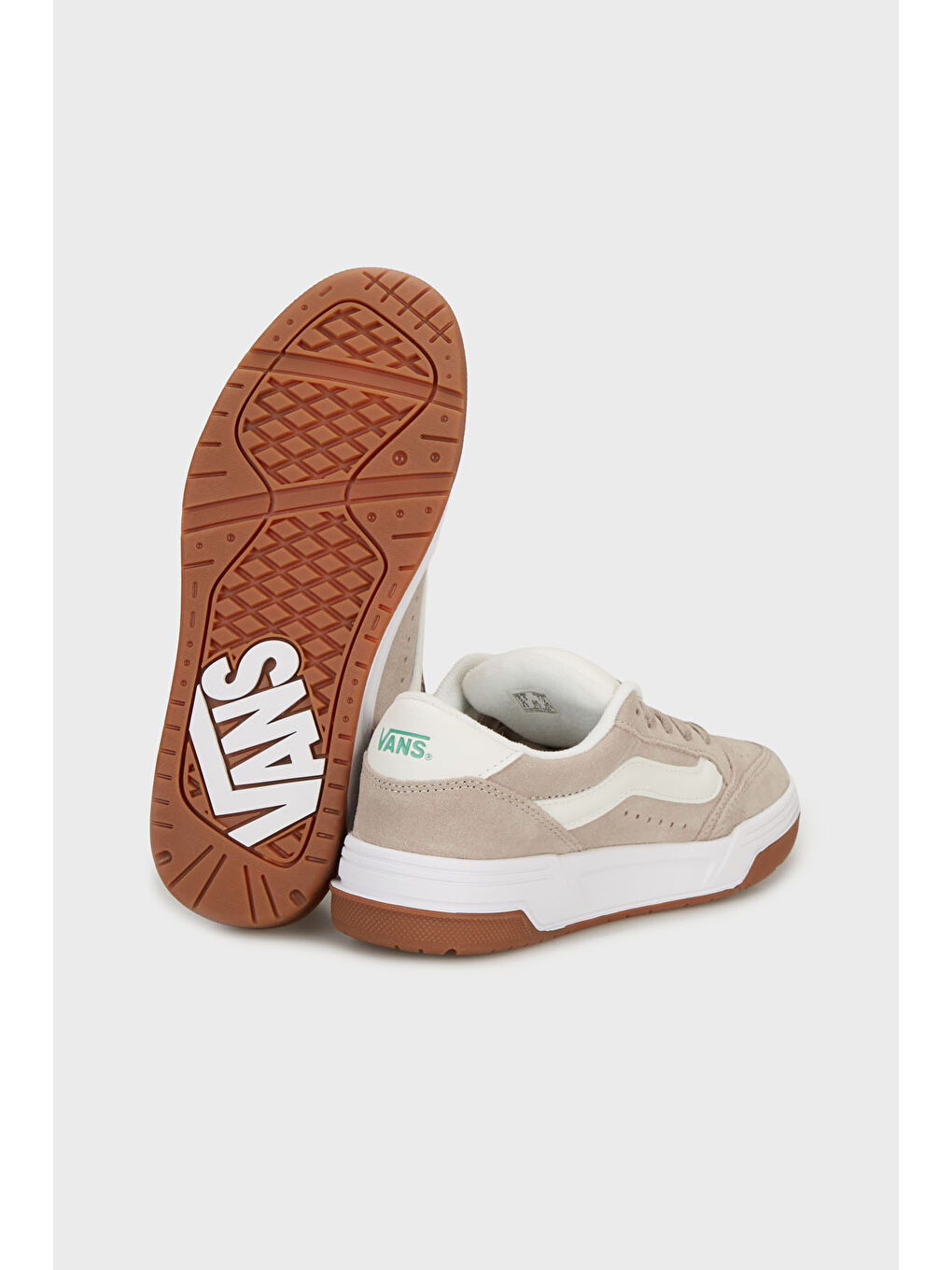 Gri Hylane Deri Karışımlı Logolu Sneaker Ayakkabı VN000D1JCY91-3