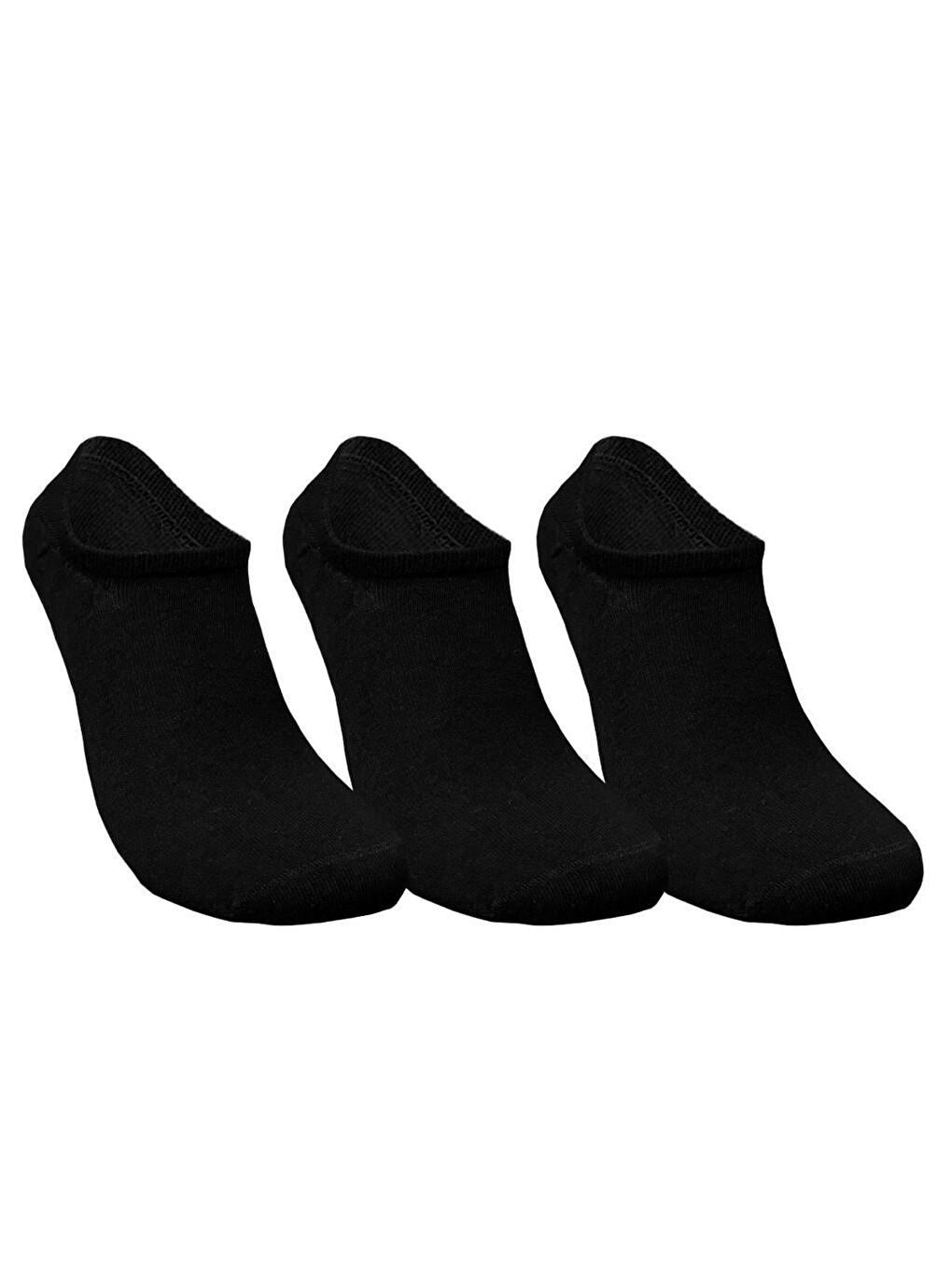 Skadi Mons Siyah Sneaker 3 Pack Unisex Siyah Çorap