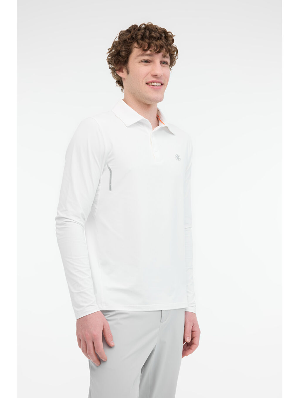 ML TIGER 15ELG1-12 5FX Beyaz Erkek Uzun Kol Tişört