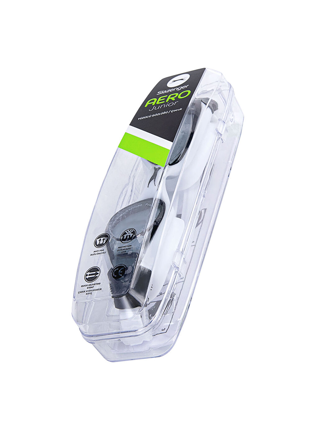 Beyaz Aero GS16 Unisex Çocuk Yüzücü Gözlüğü-3