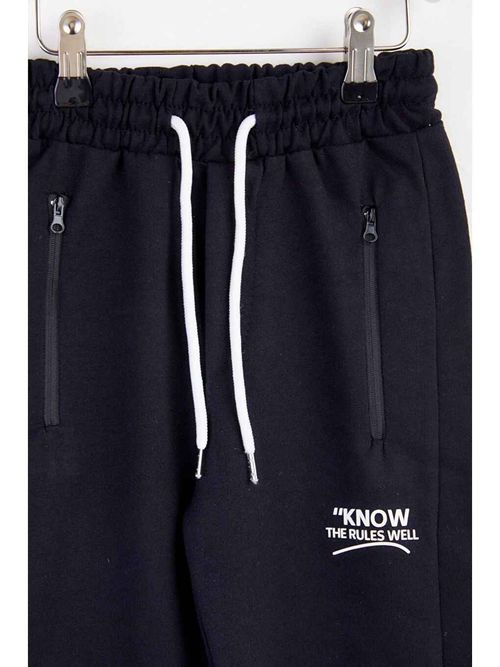 Kız Çocuk Siyah Baskılı Kapri - 25437-1