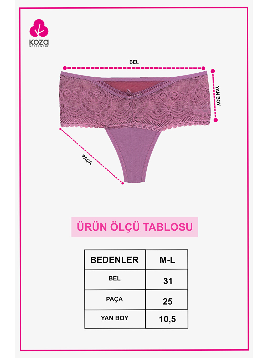 Siyah Kadın 4'lü Dantel Detaylı Tanga-6