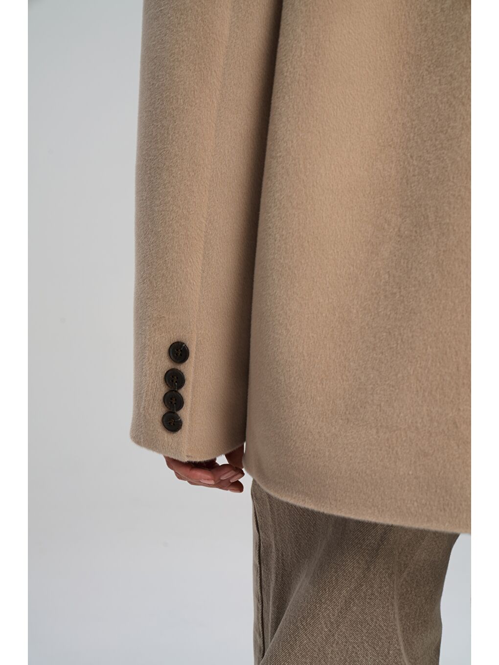 Runa Oversize Bej Blazer-7