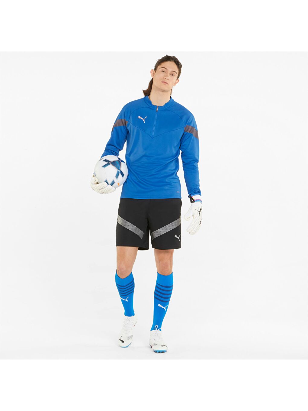 Mavi teamFINAL Football Erkek Antrenman Üst-1