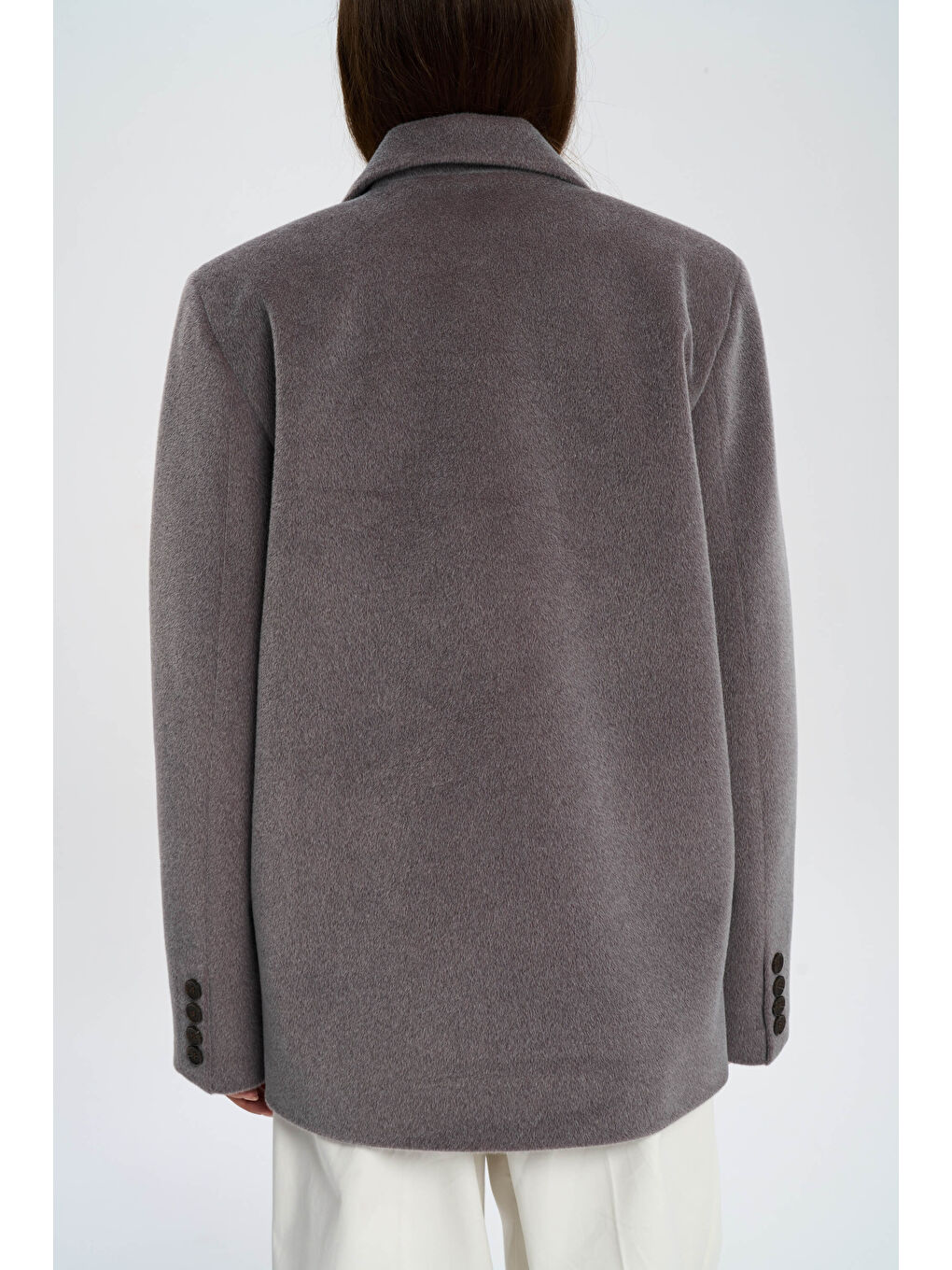 Runa Oversize Gri Blazer-7