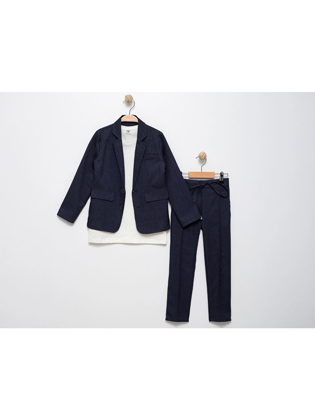 Lacivert Tişörtlü Ceketli Takım Elbise 2850