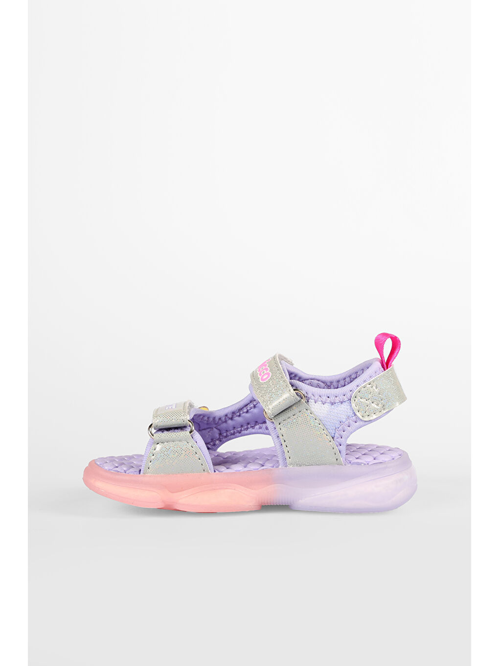 Can Işıklı Kız Okul Öncesi Lila Sandalet-1