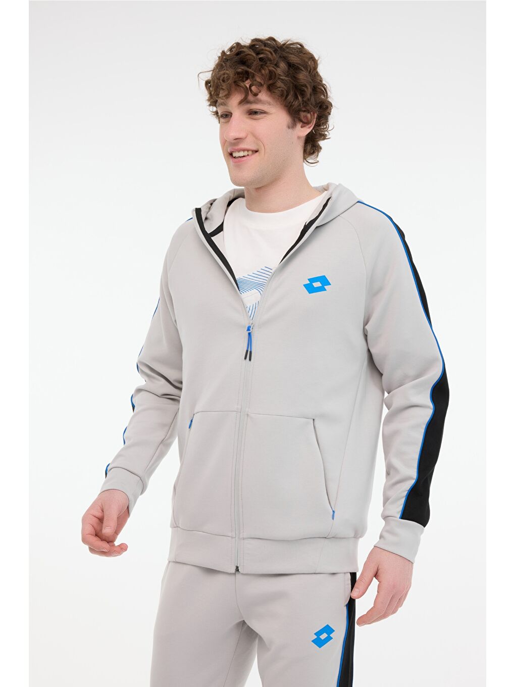 M-YINKAS FZ 5FX Gri Erkek Eşofman Üstü