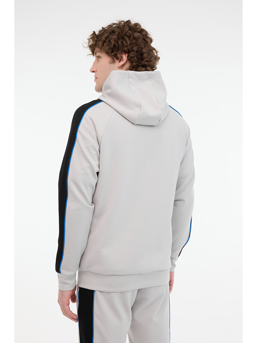 M-YINKAS FZ 5FX Gri Erkek Eşofman Üstü-1