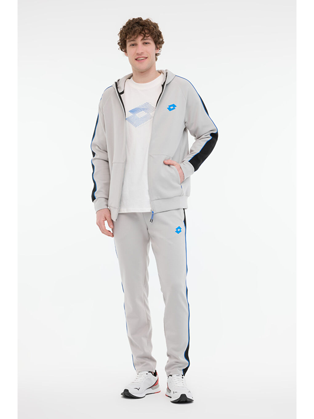 M-YINKAS FZ 5FX Gri Erkek Eşofman Üstü-2