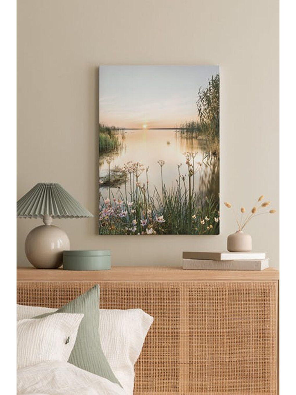 Beyaz Dekoratif Kanvas Duvar Tablo - ARTCANVAS99-4060